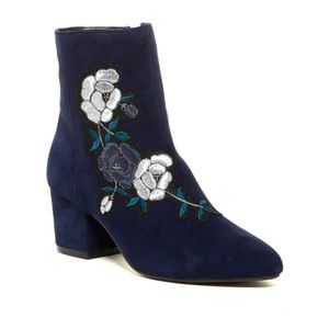 Steven Brooker Floral Ankle Boot Shoes 9M